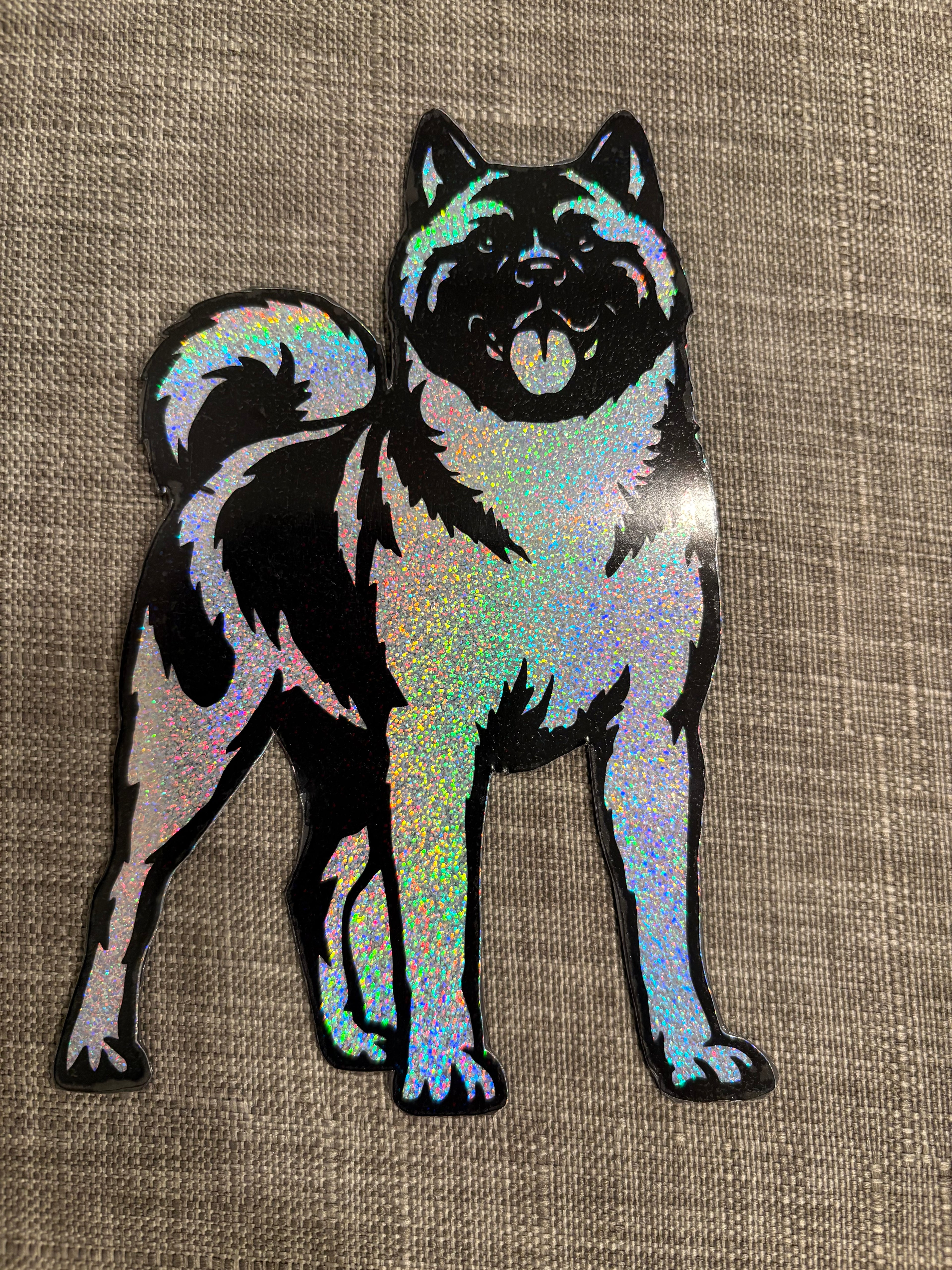 Akita Glitter Magnet