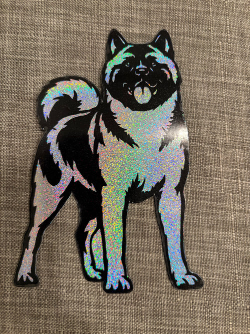 Akita Glitter Magnet