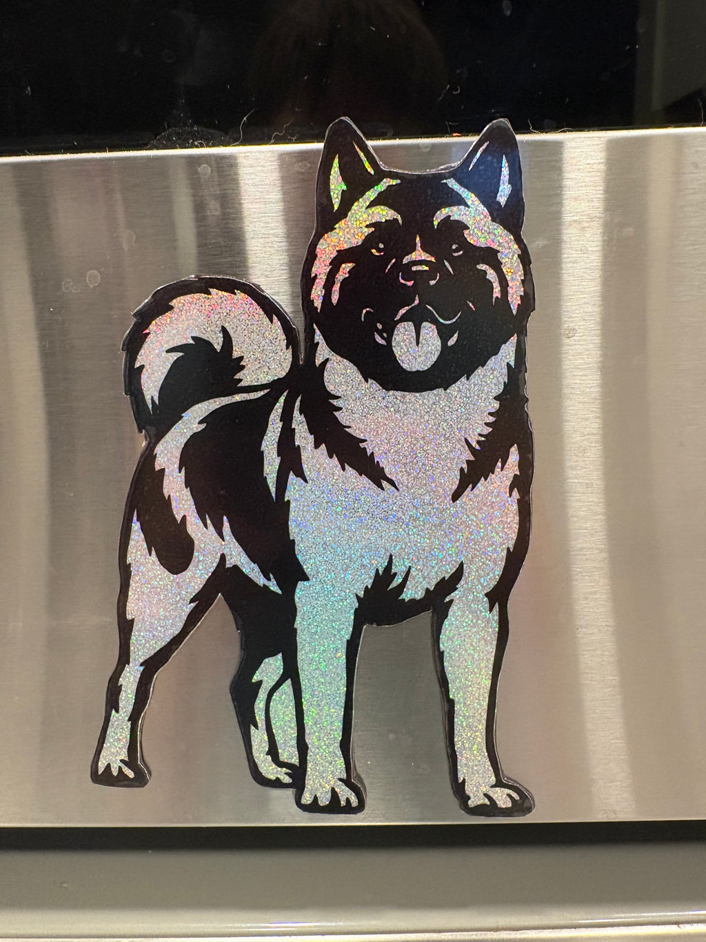 Akita Glitter Magnet
