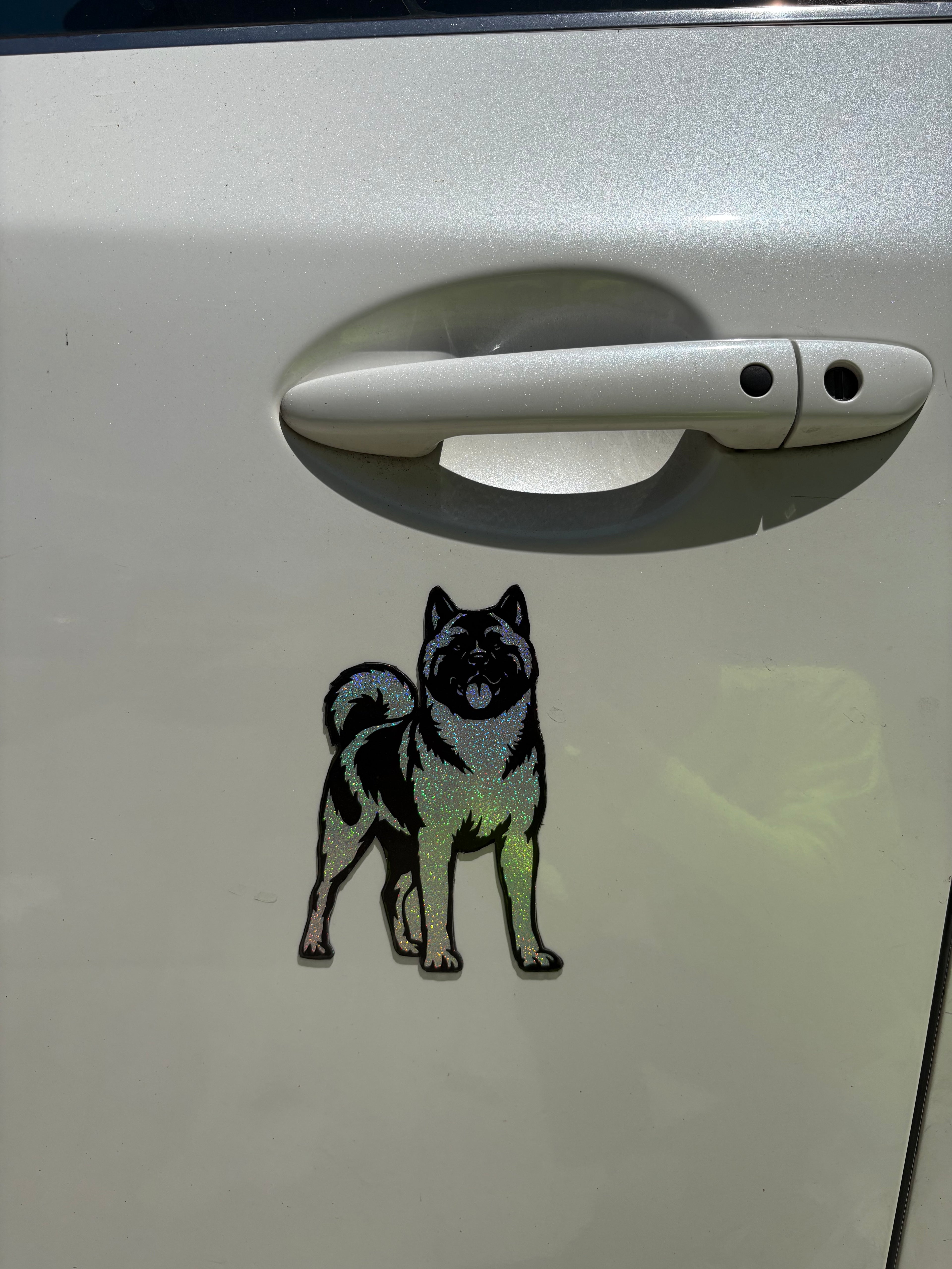 Akita Glitter Magnet