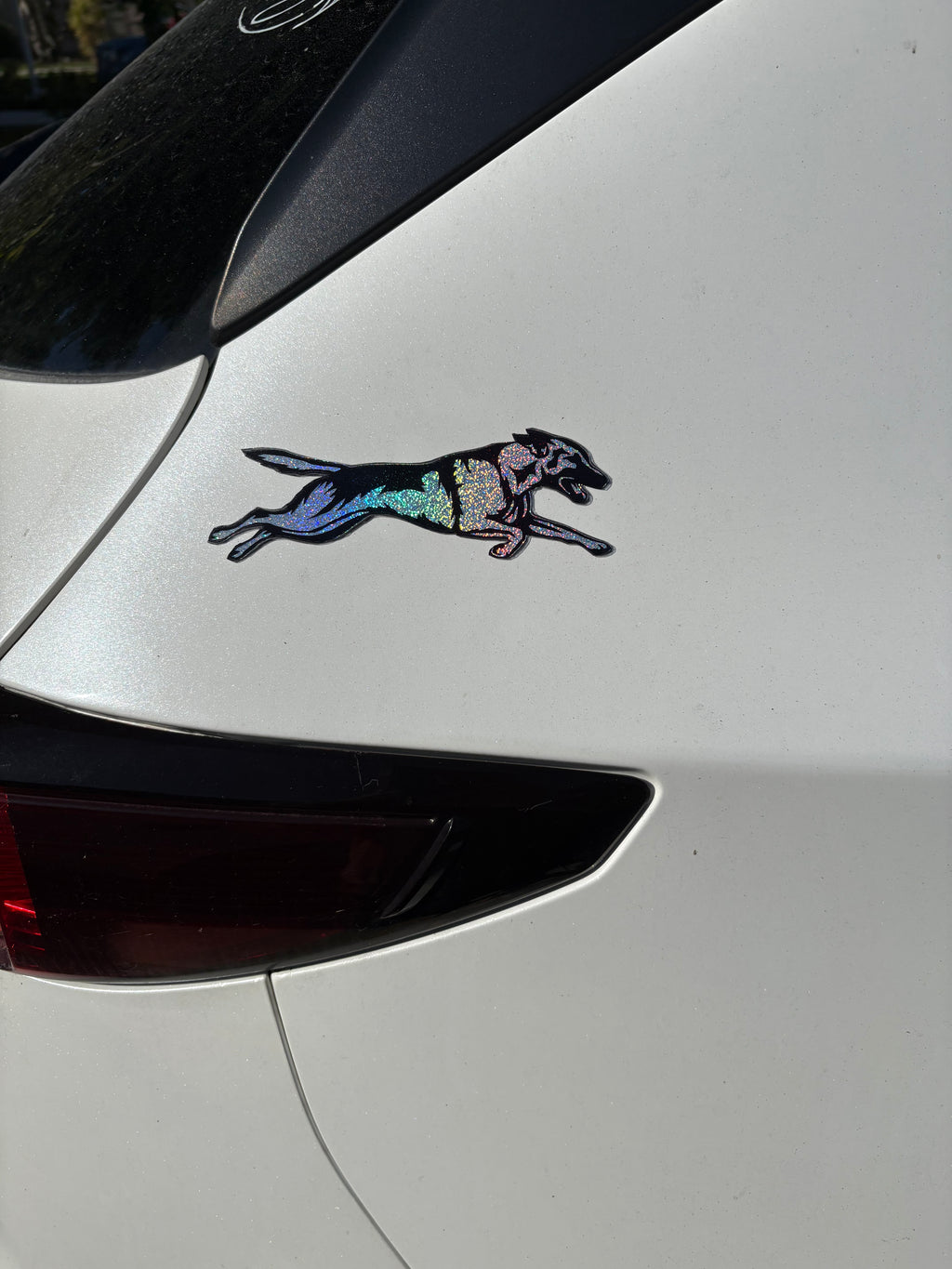 Belgian Malinois Glitter Magnet