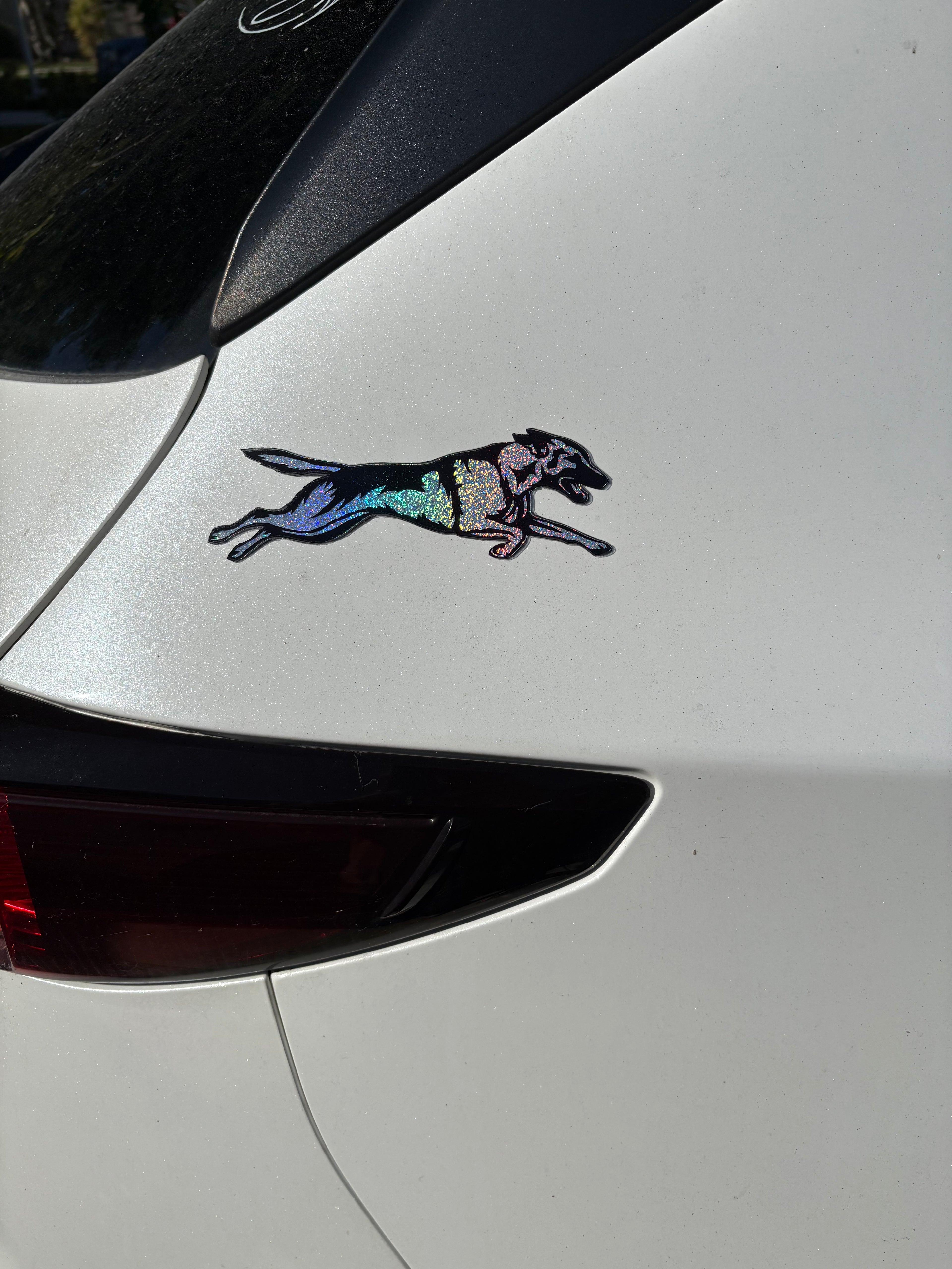 Belgian Malinois Glitter Magnet