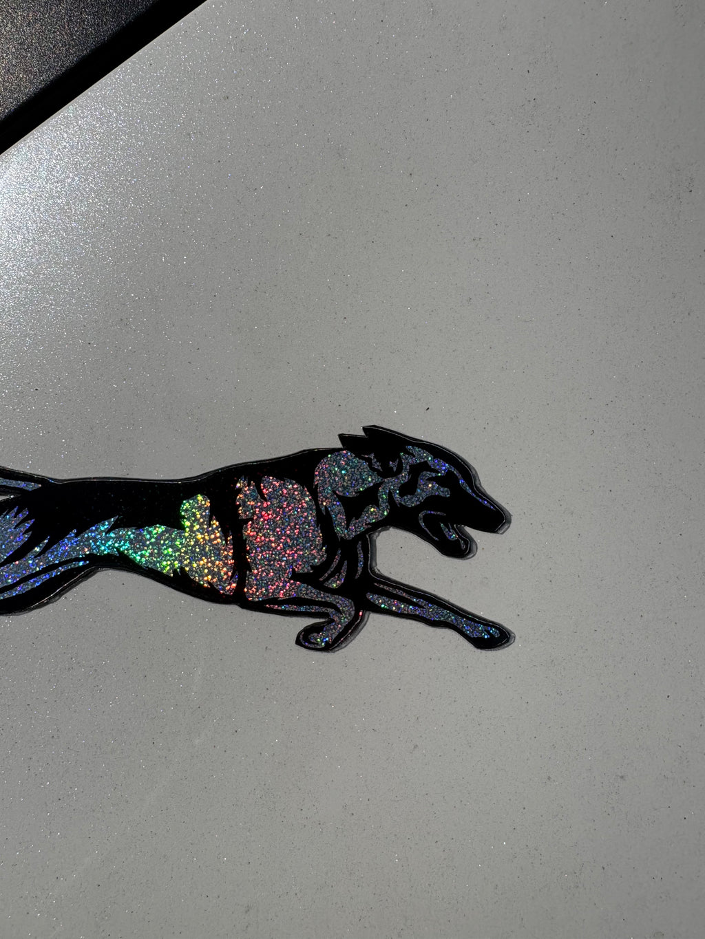 Belgian Malinois Glitter Magnet