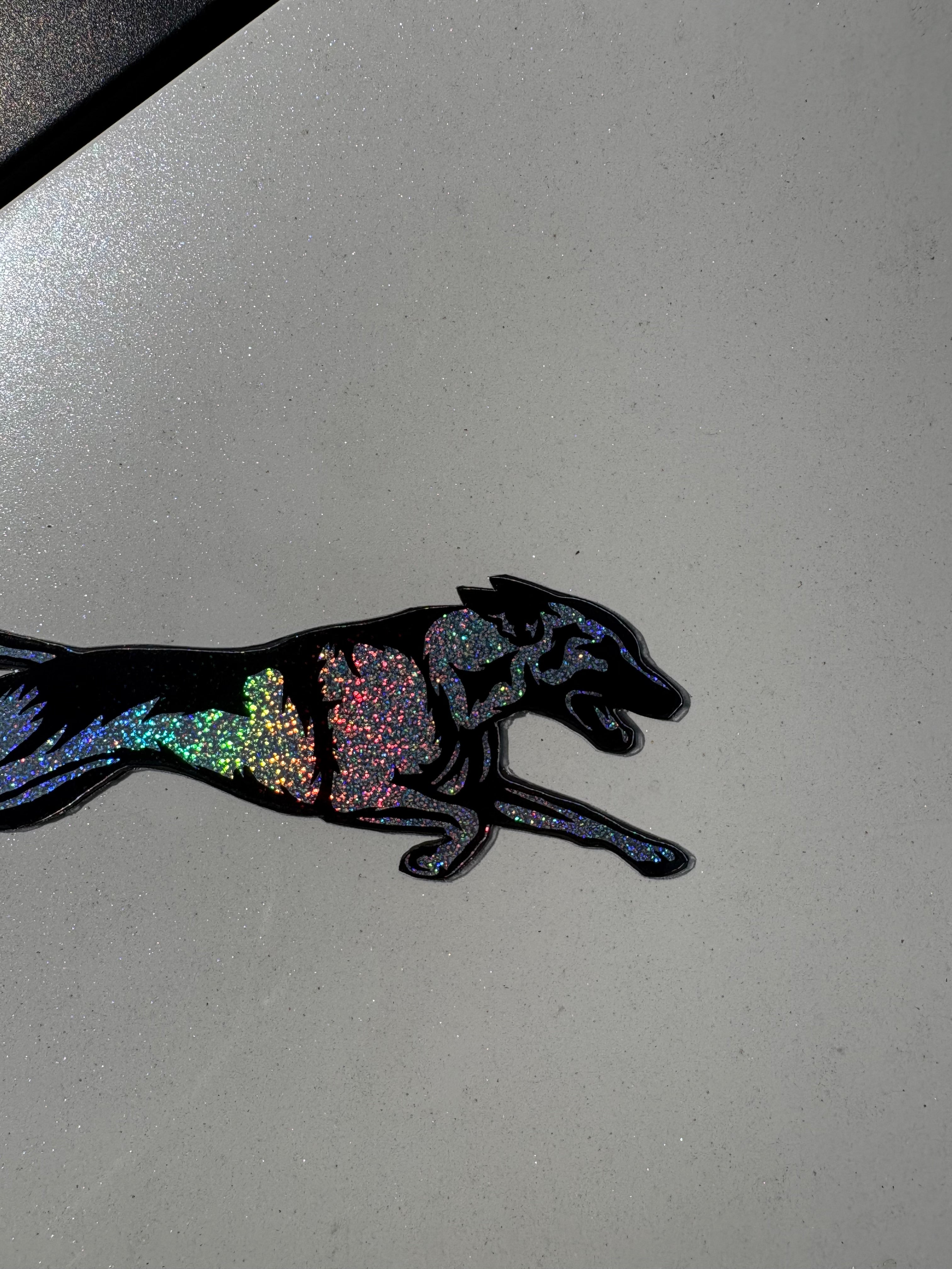 Belgian Malinois Glitter Magnet