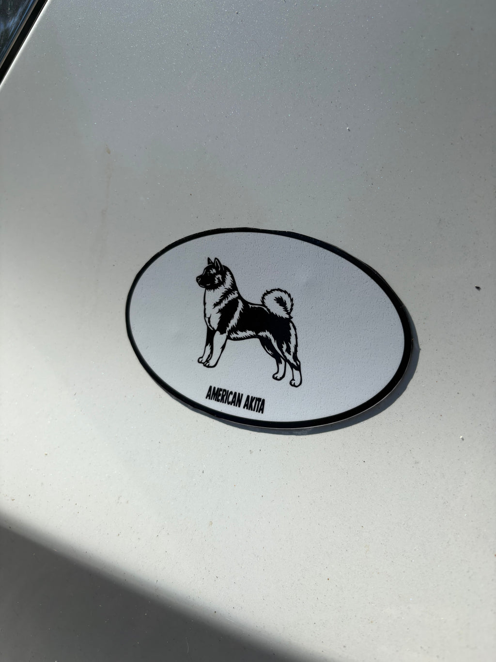 Akita Oval Magnet