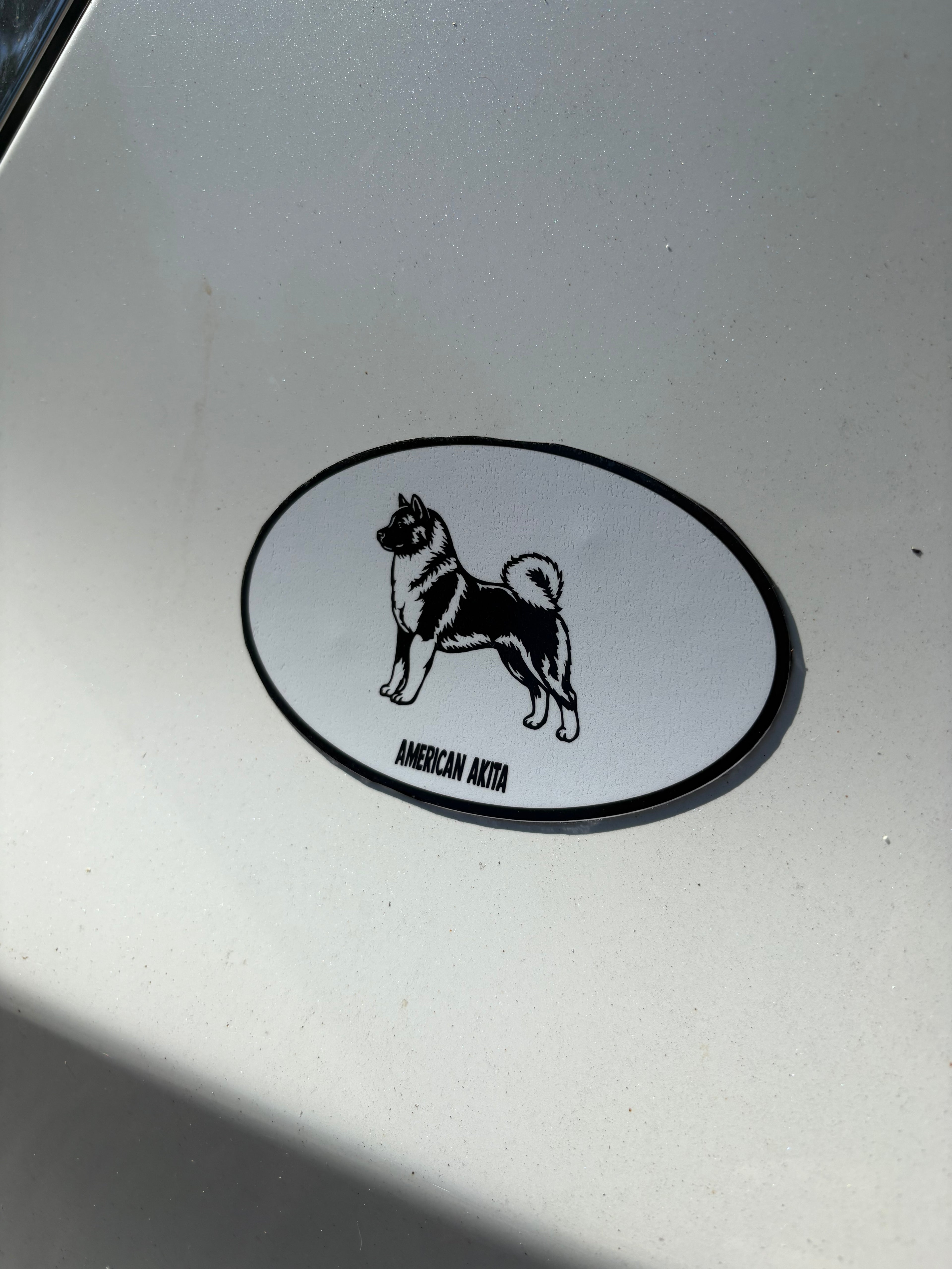 Akita Oval Magnet