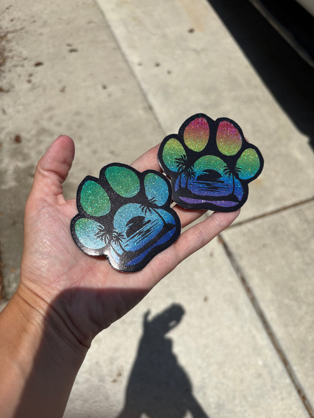 Dog Paw Print Magnet