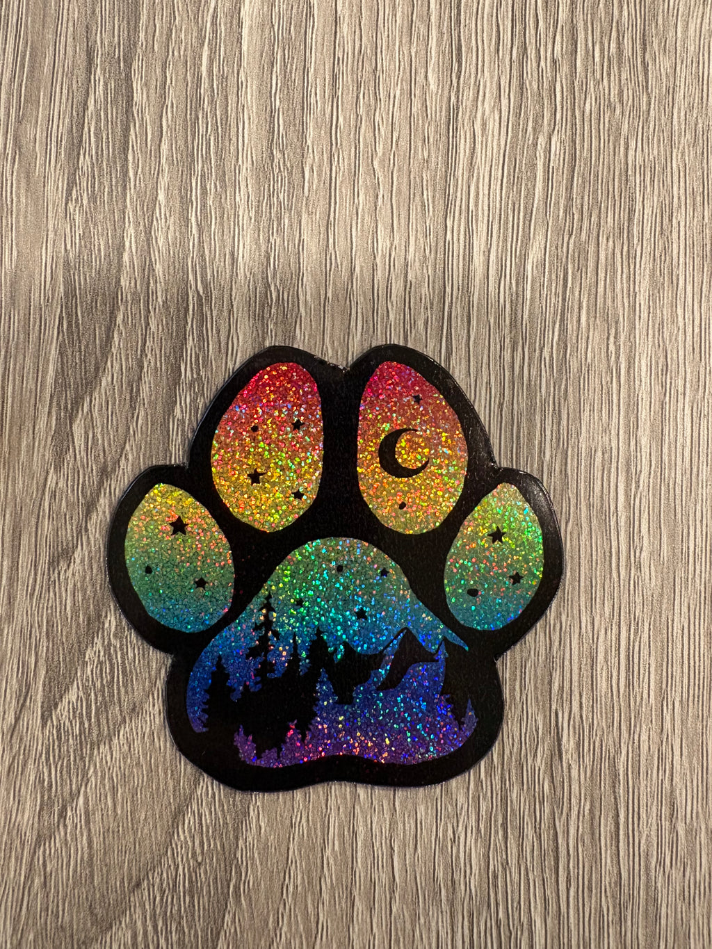 Adventure Dog Paw Magnet