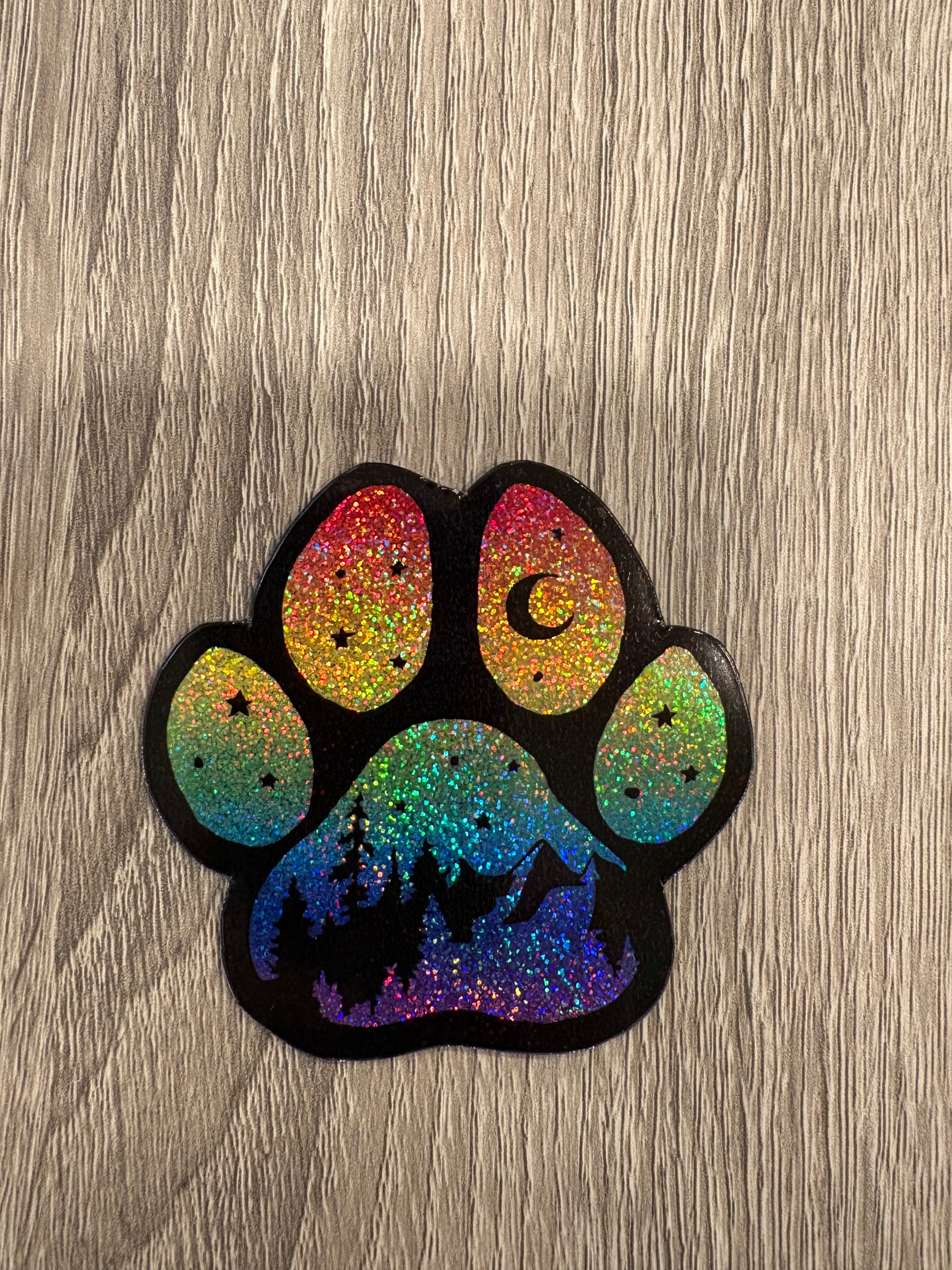 Adventure Dog Paw Magnet
