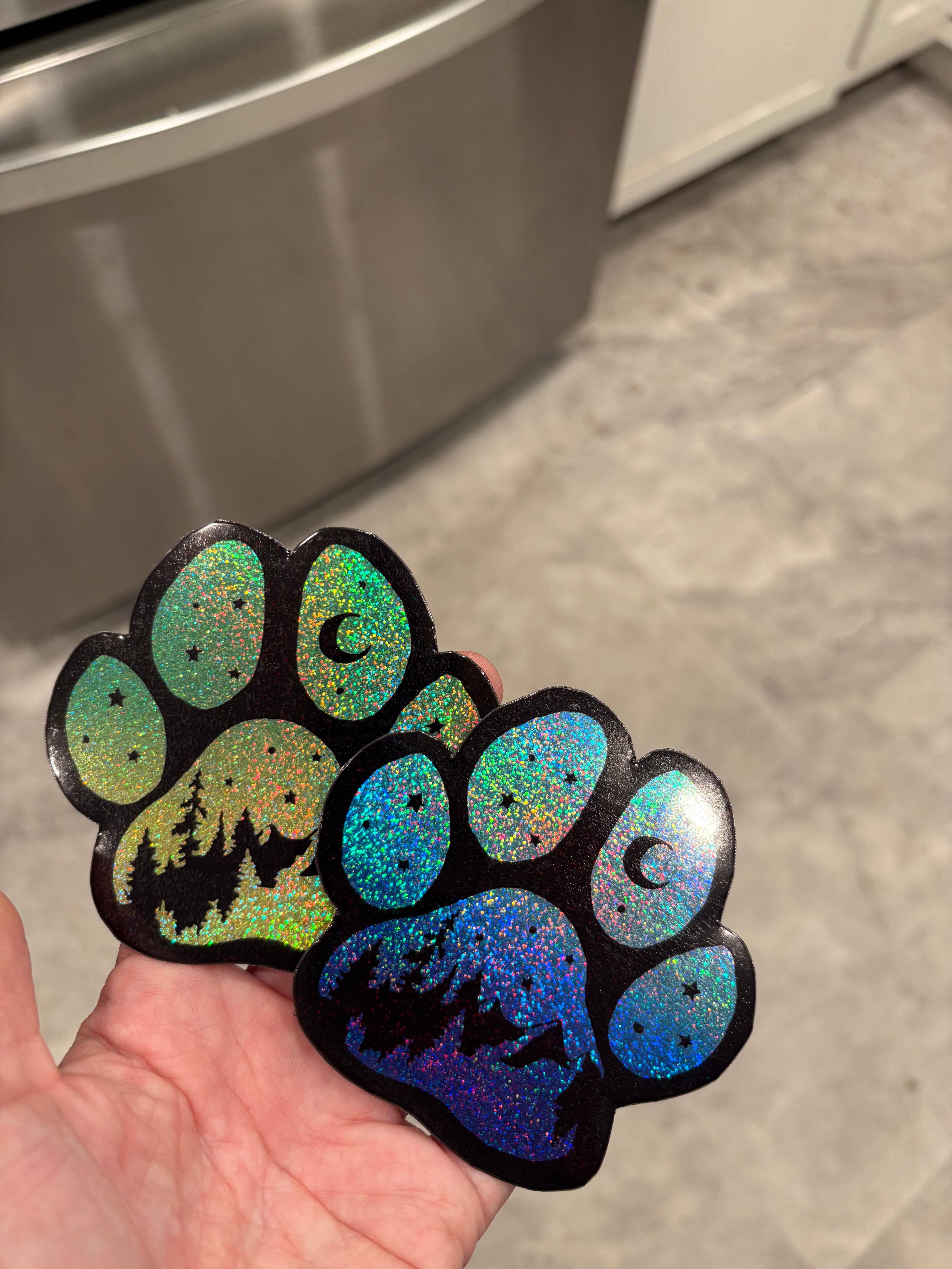 Adventure Dog Paw Magnet