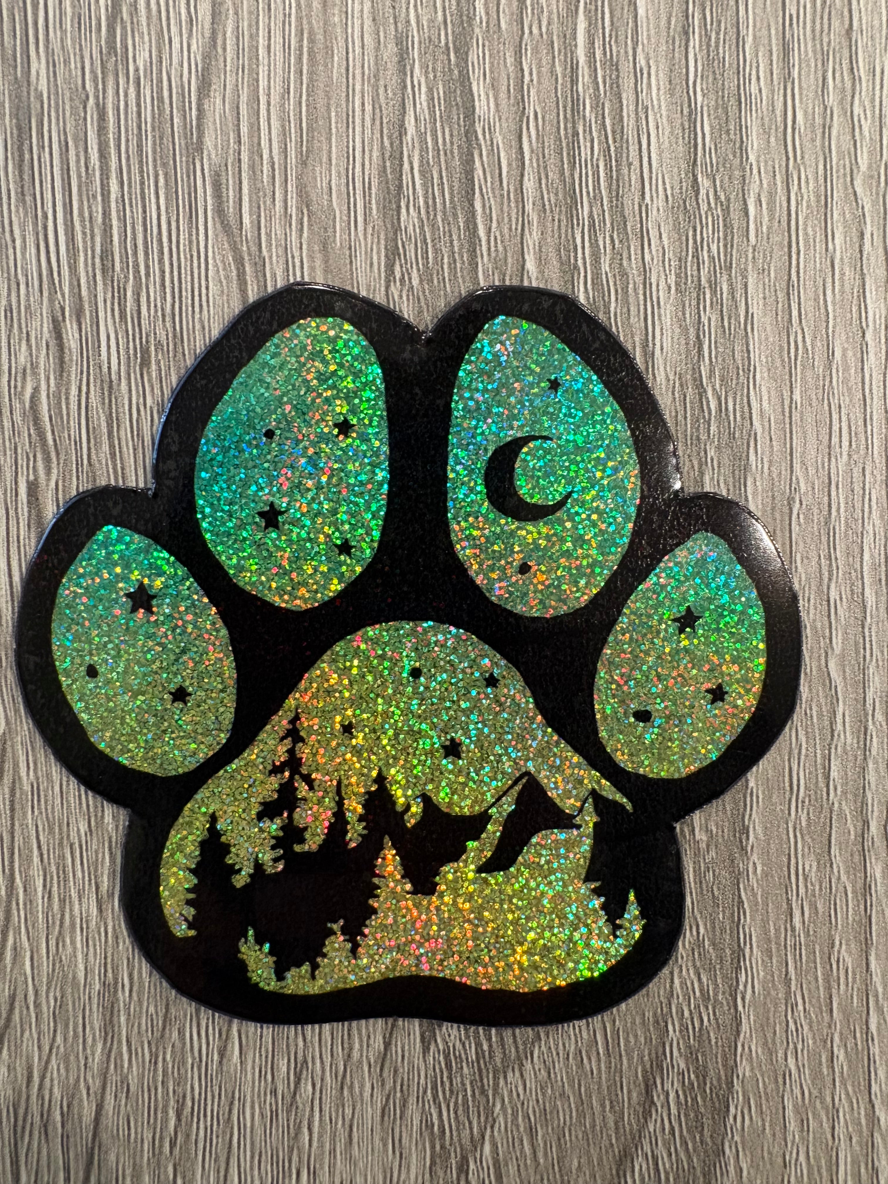 Adventure Dog Paw Magnet