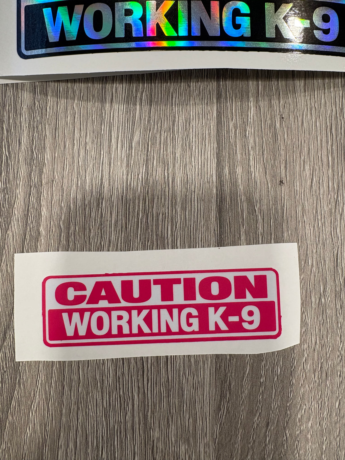 Working K9 Car Decal or Magnet