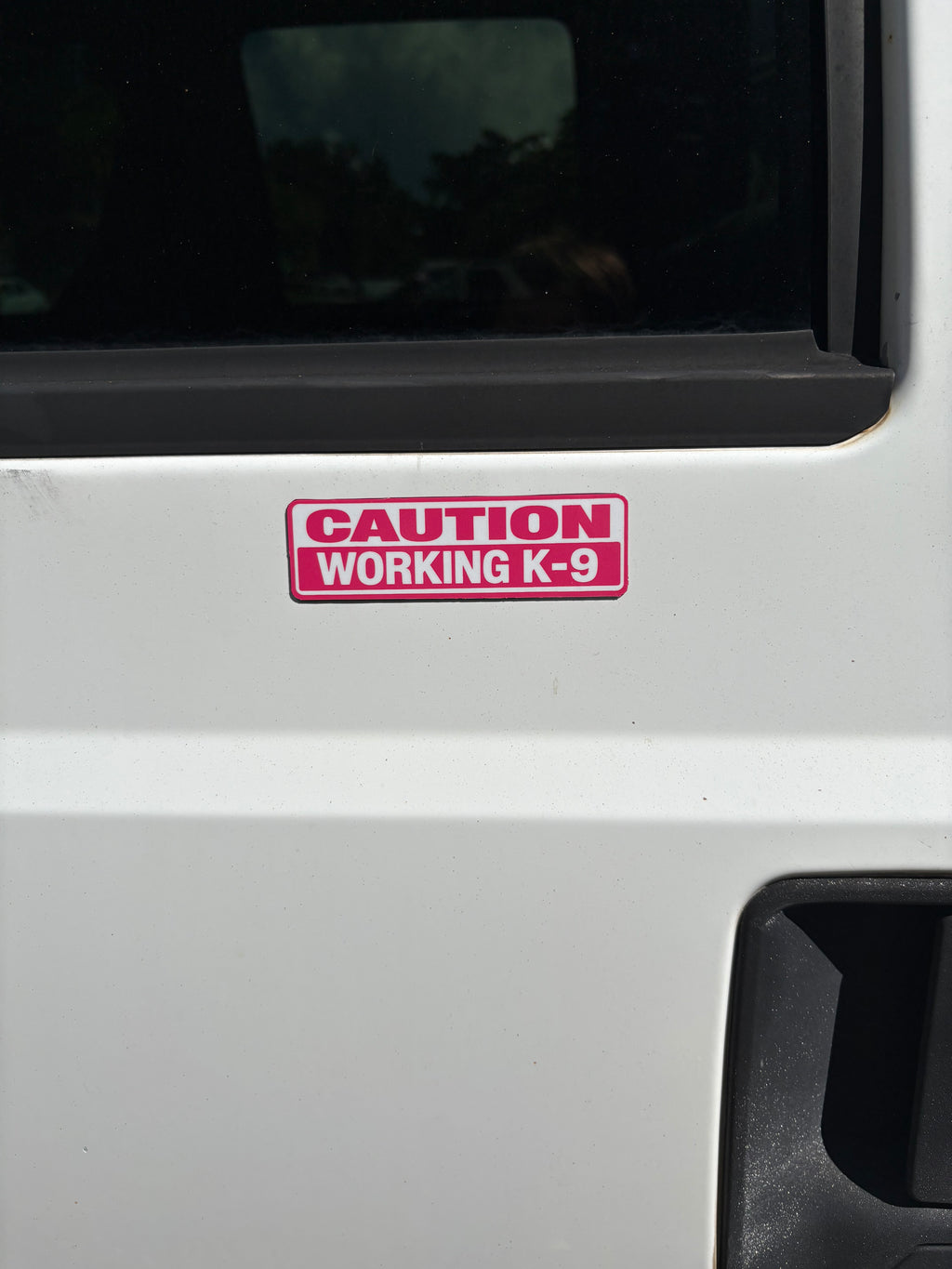 Working K9 Car Decal or Magnet