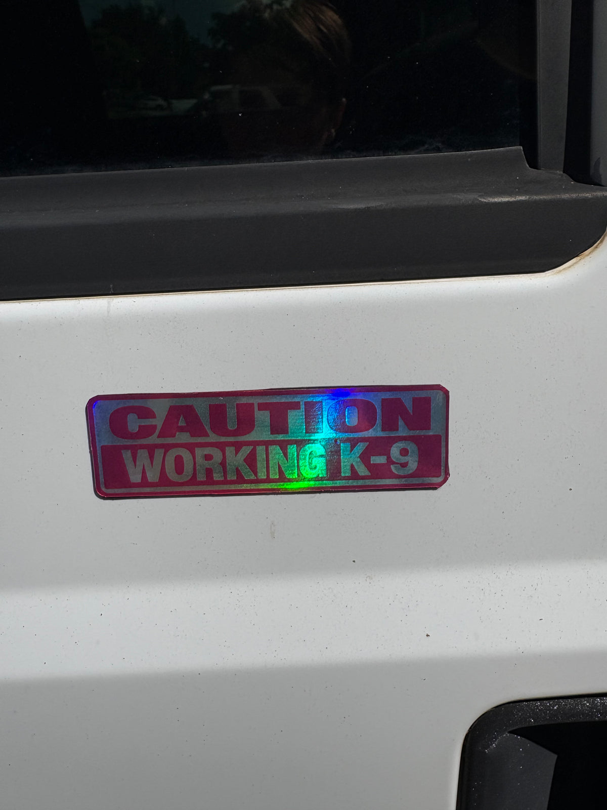 Working K9 Car Decal or Magnet
