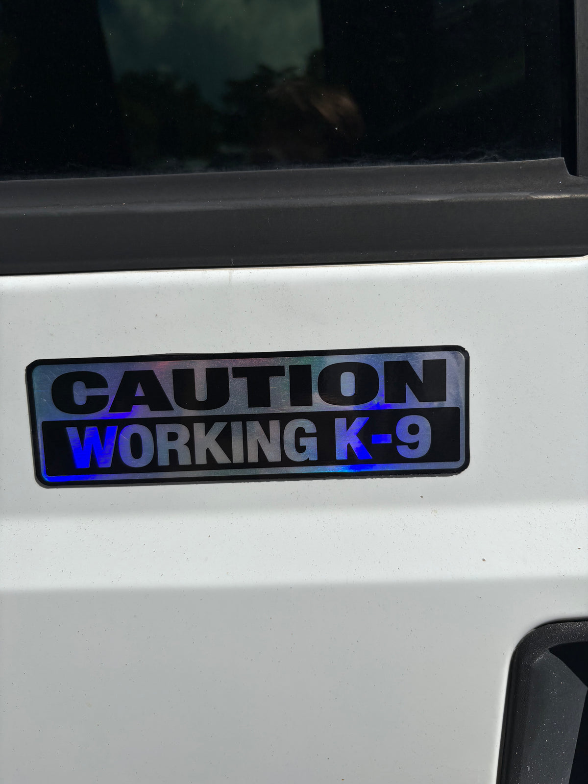 Working K9 Car Decal or Magnet