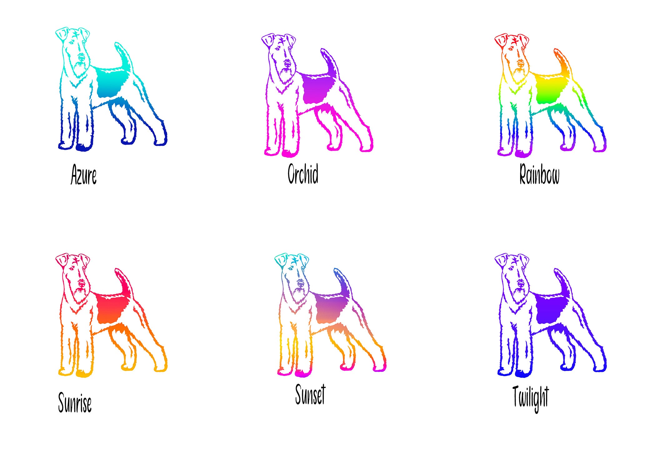 Airedale Terrier Decal