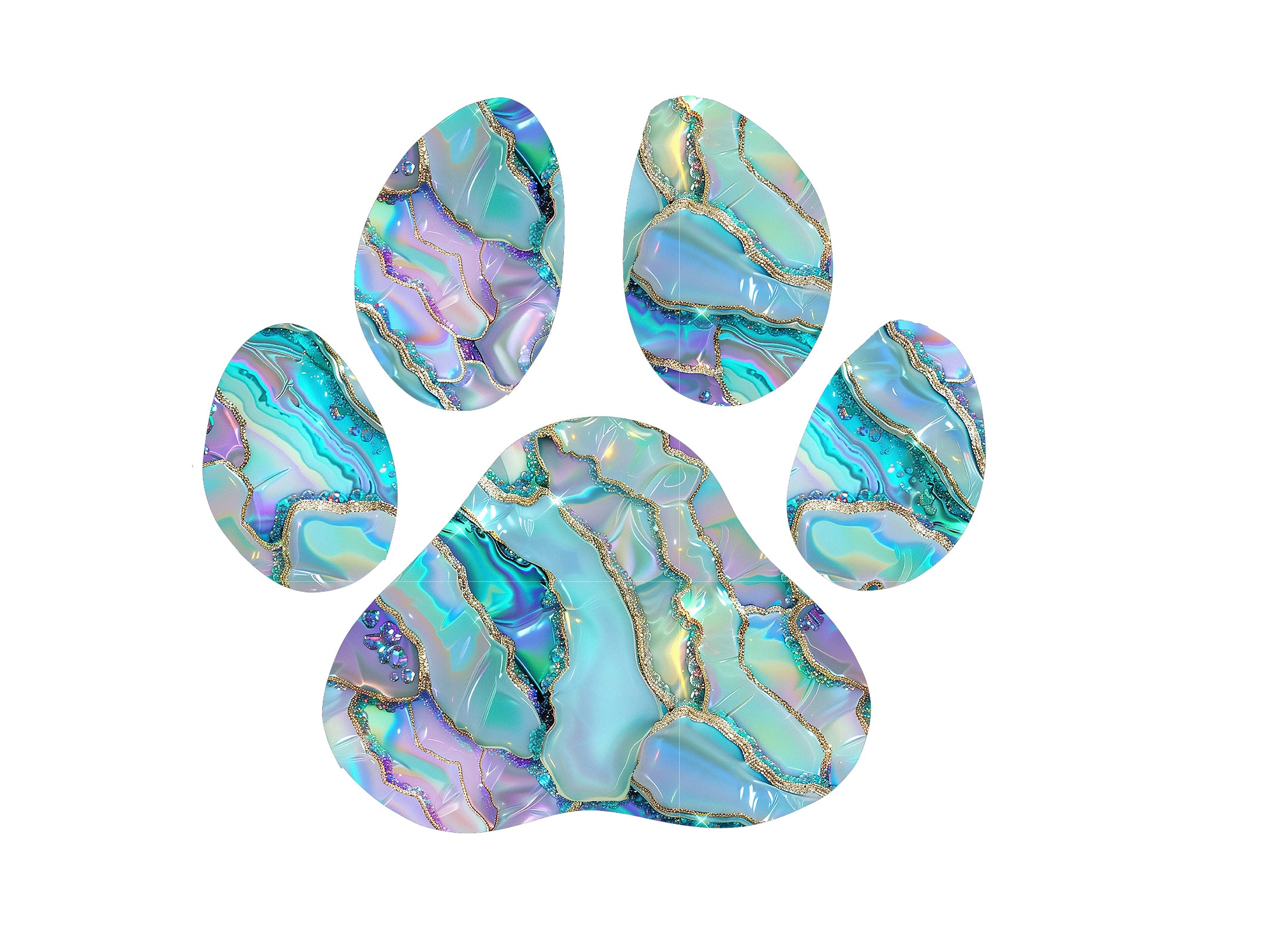 Dog Paw Print Decal