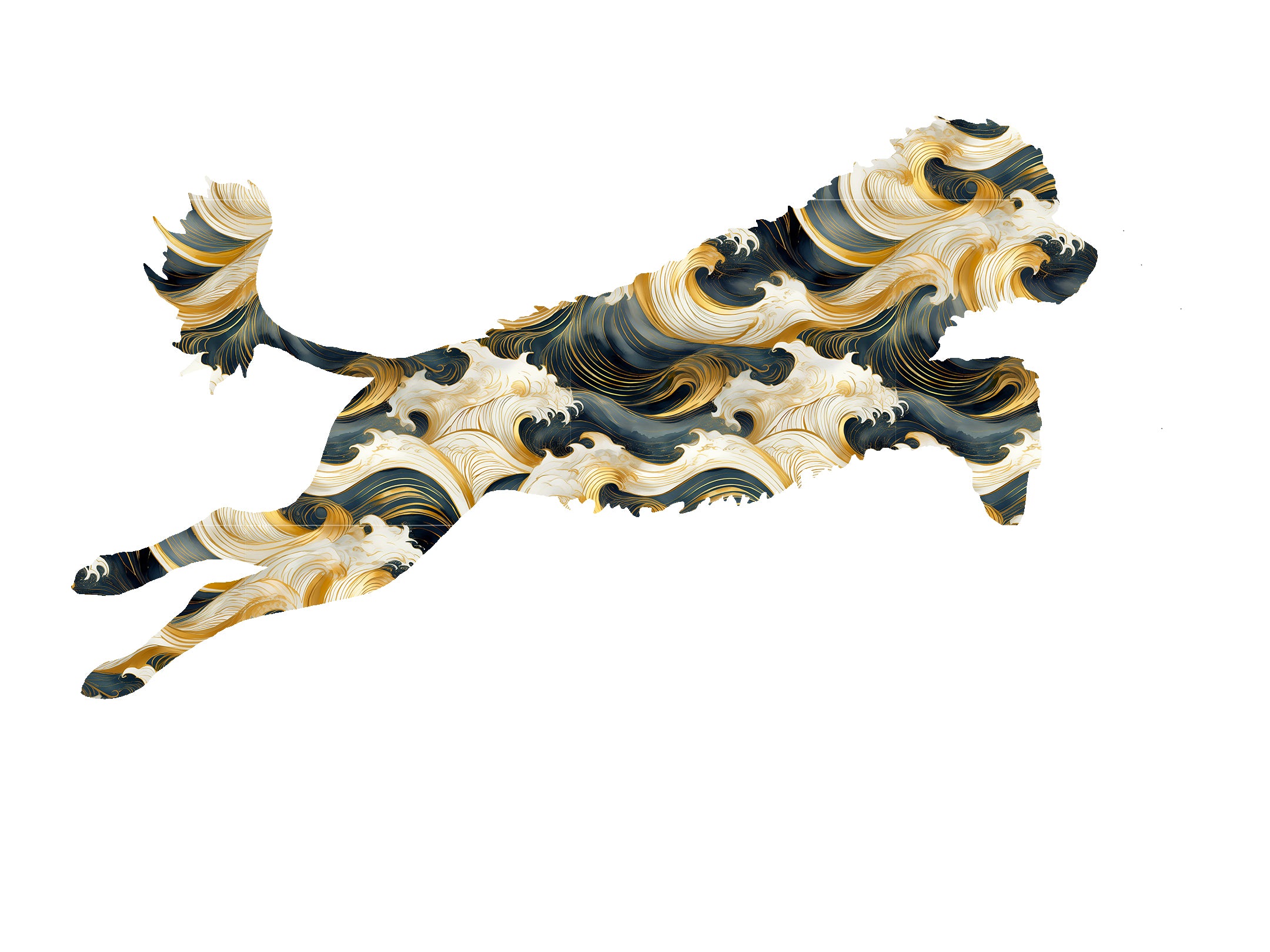 Portuguese Water Dog Decal - Dock Diving