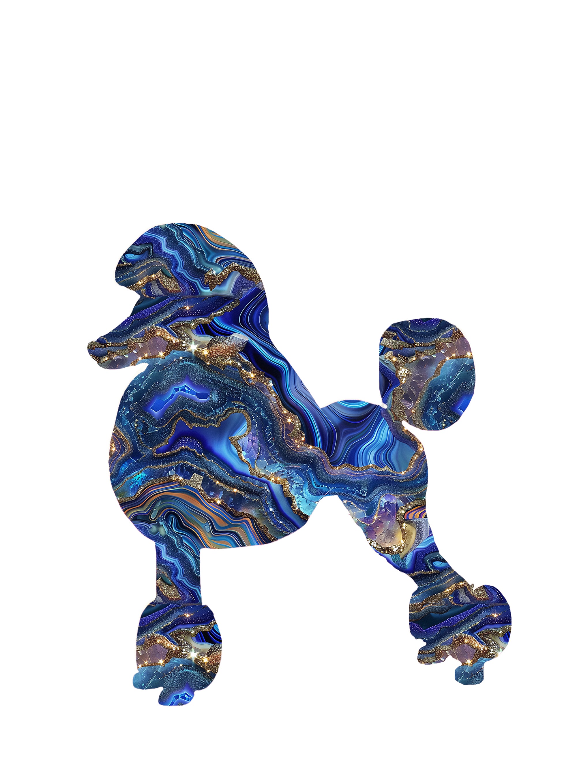 Poodle Silhouette Decal