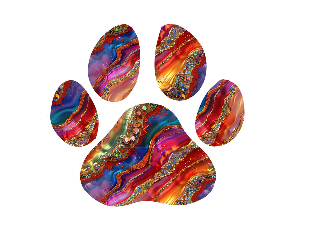 Dog Paw Print Decal