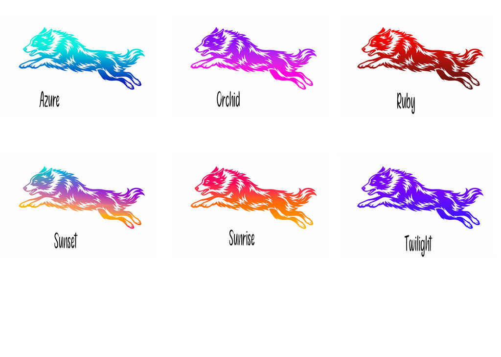 Border Collie Agility Decal