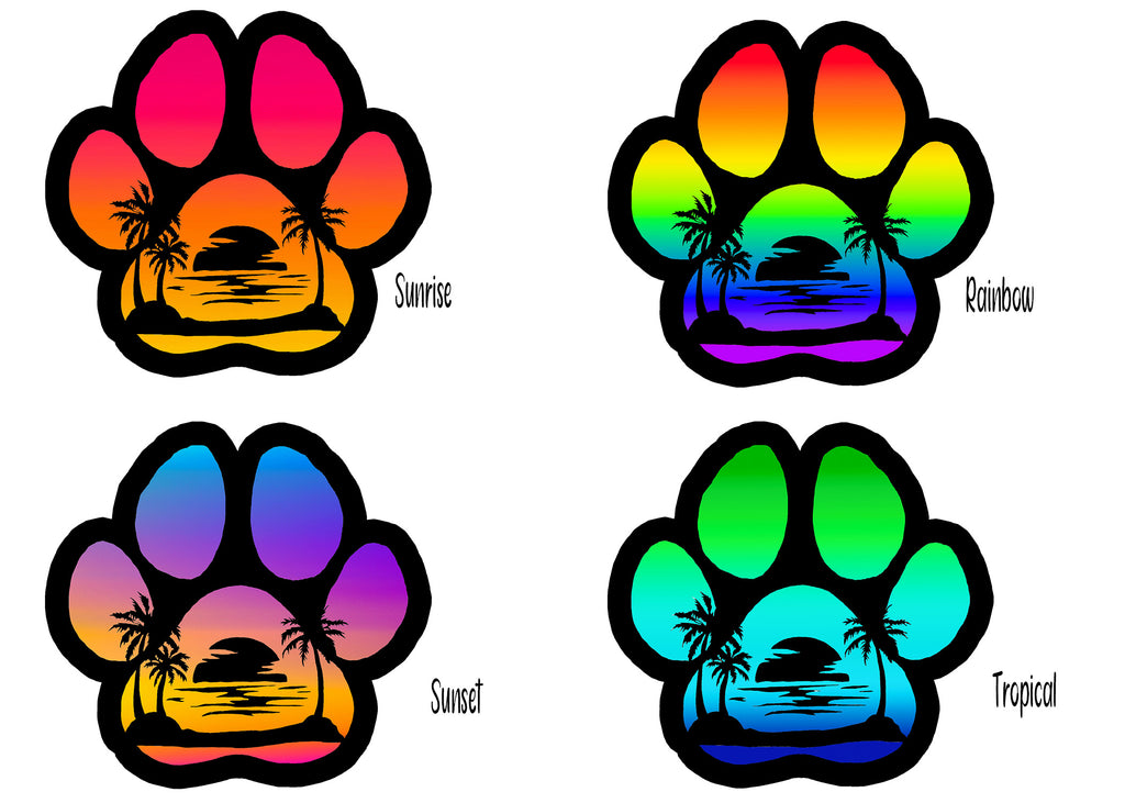 Dog Paw Print Magnet