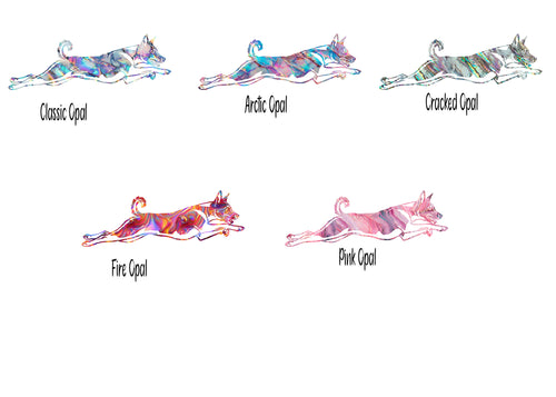 Basenji Lure Coursing Decal