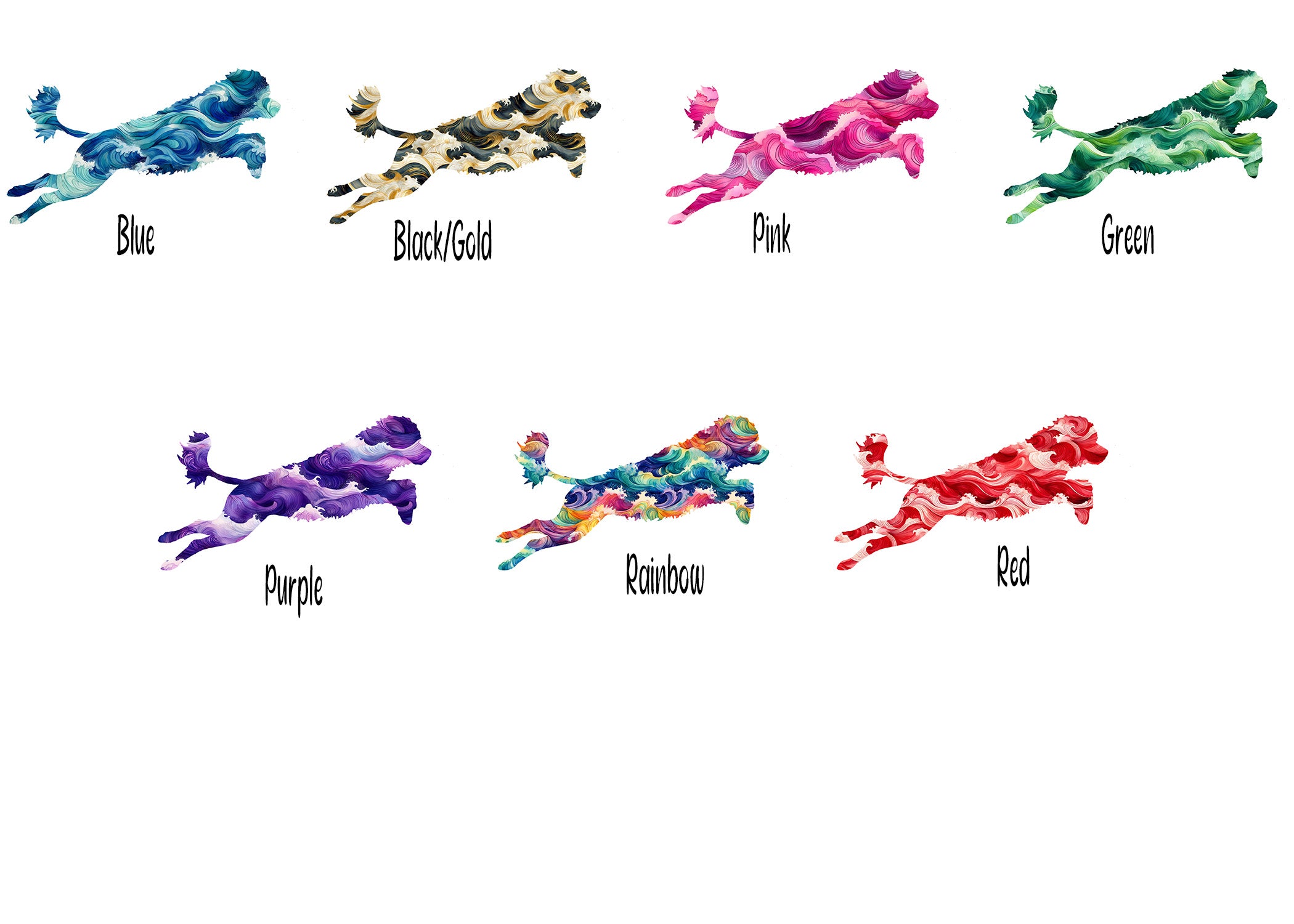 Portuguese Water Dog Decal - Dock Diving