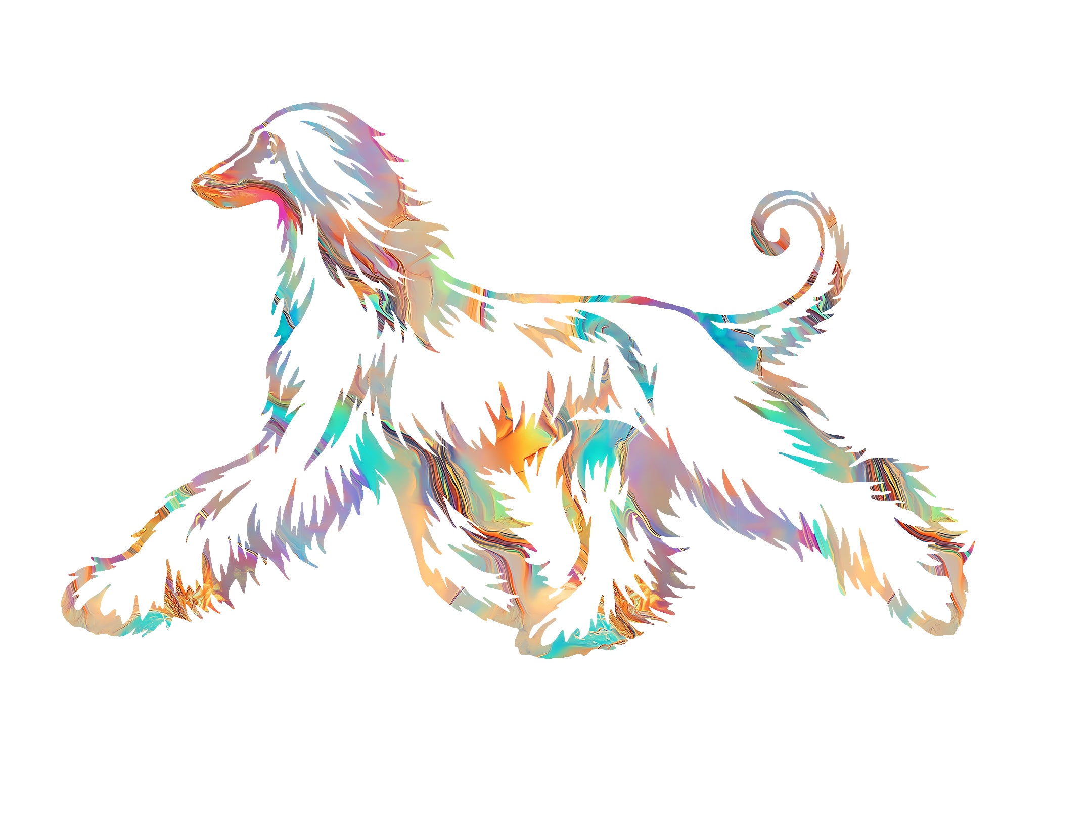 Afghan Hound Movement Decal