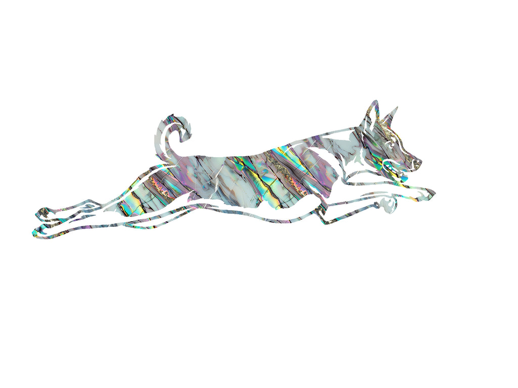 Basenji Lure Coursing Decal
