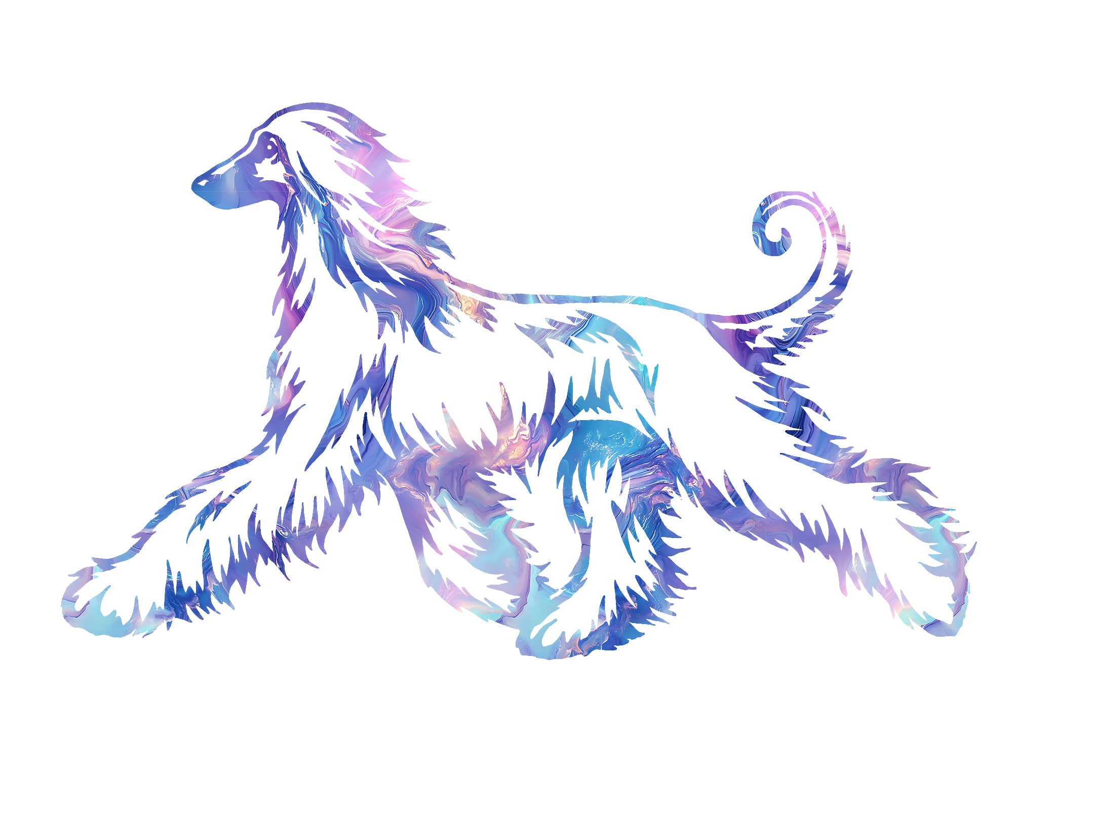 Afghan Hound Movement Decal