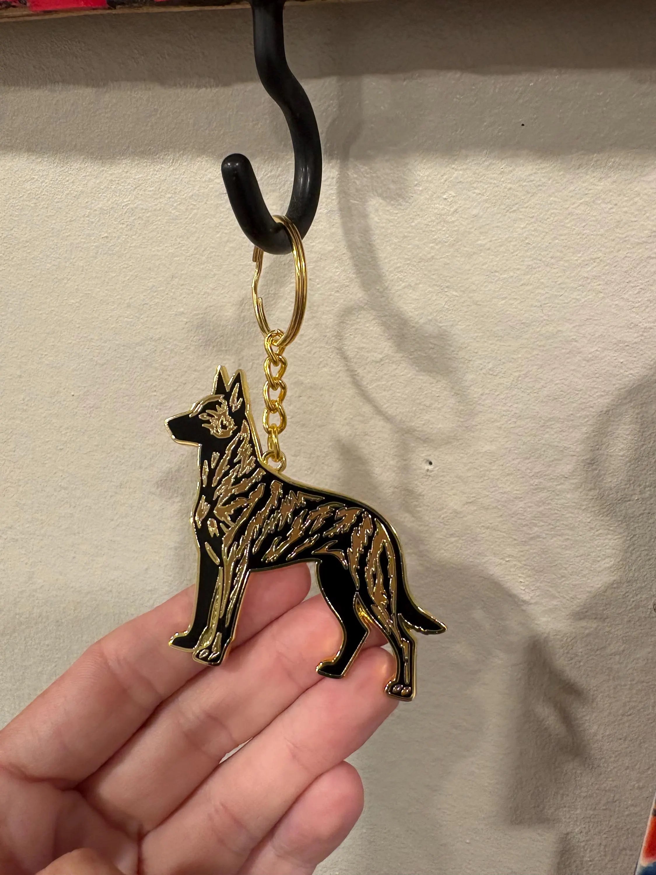 Dutch Shepherd Keychain