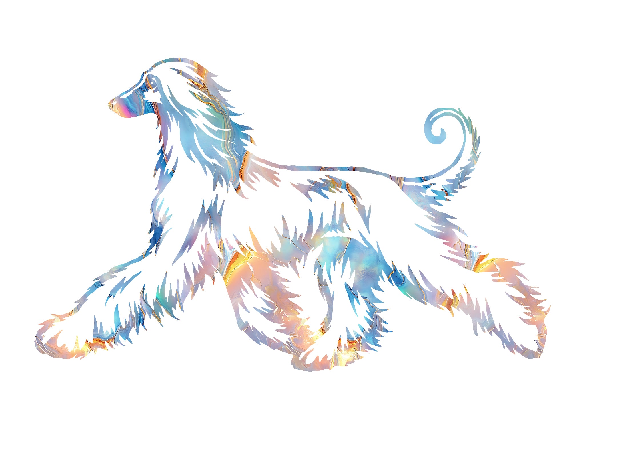 Afghan Hound Movement Decal