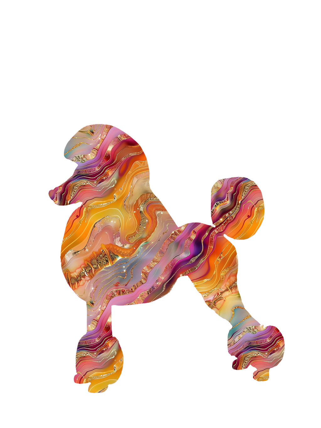 Poodle Silhouette Decal