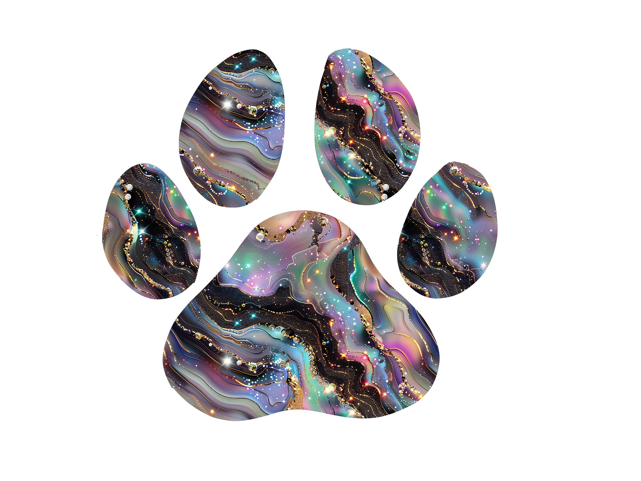 Dog Paw Print Decal