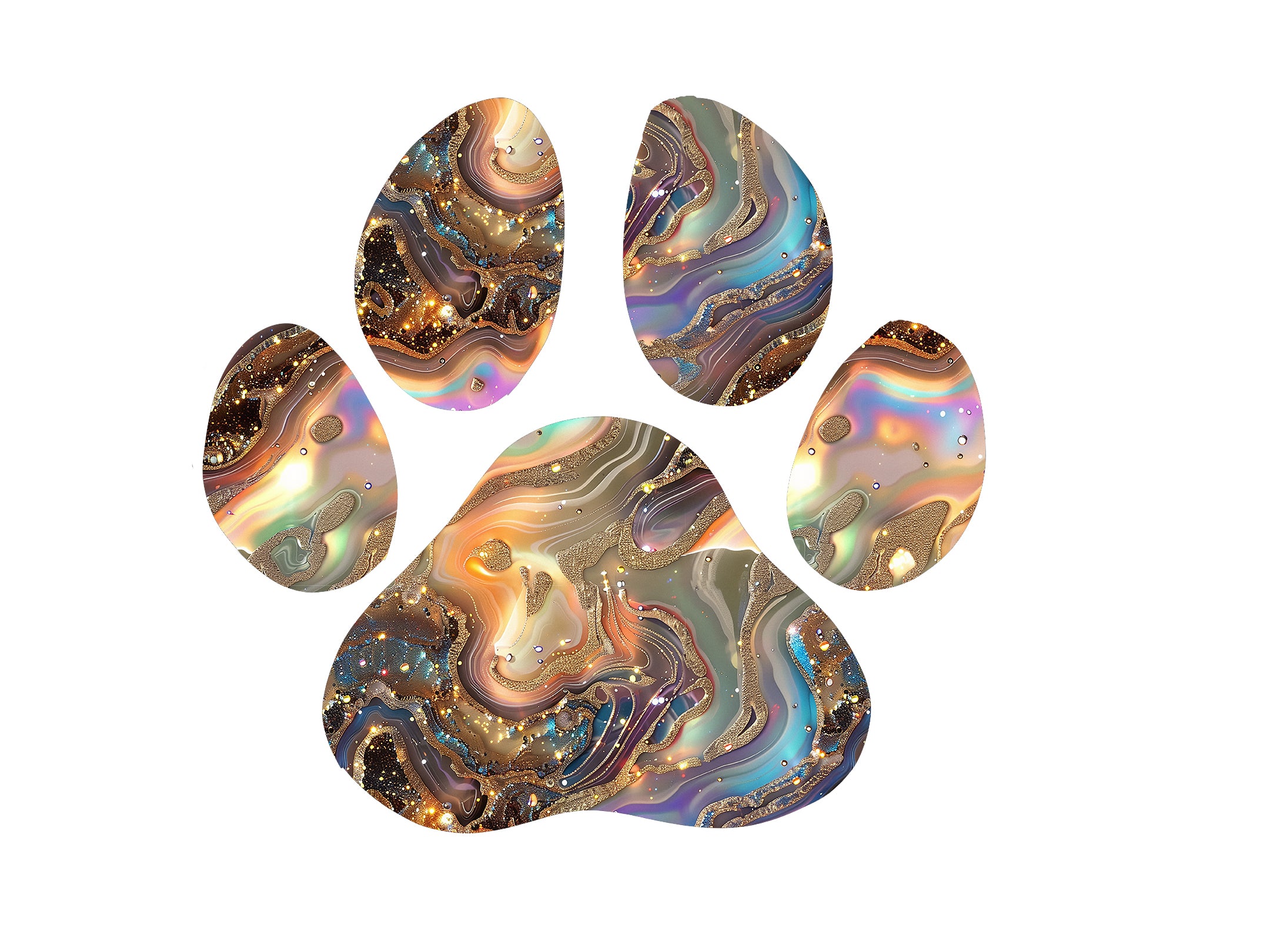 Dog Paw Print Decal