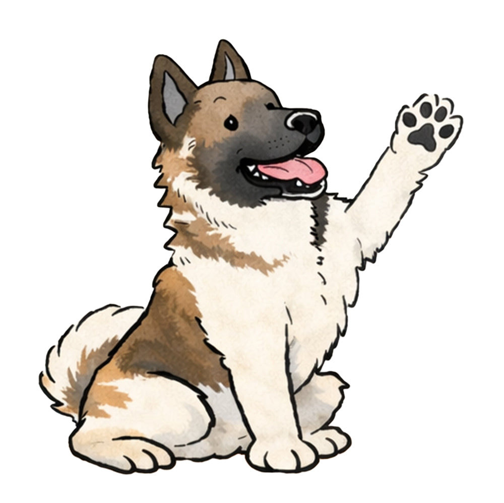 Cute Akita Magnet