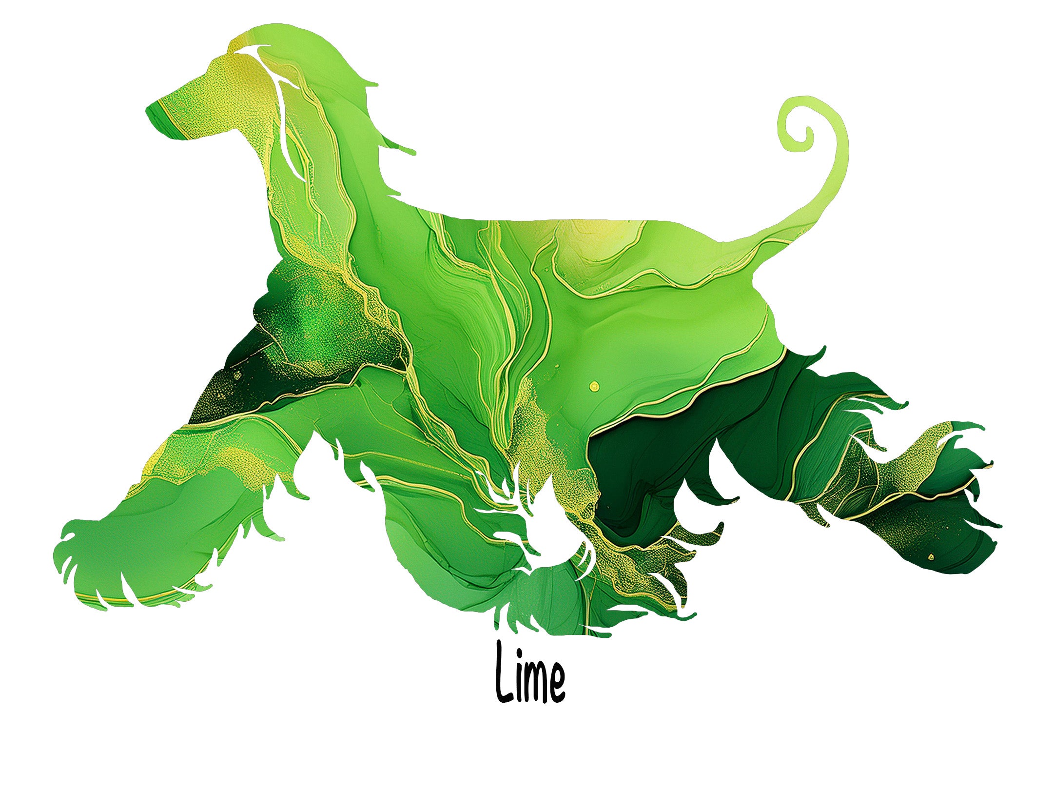 Afghan Hound Movement Decal