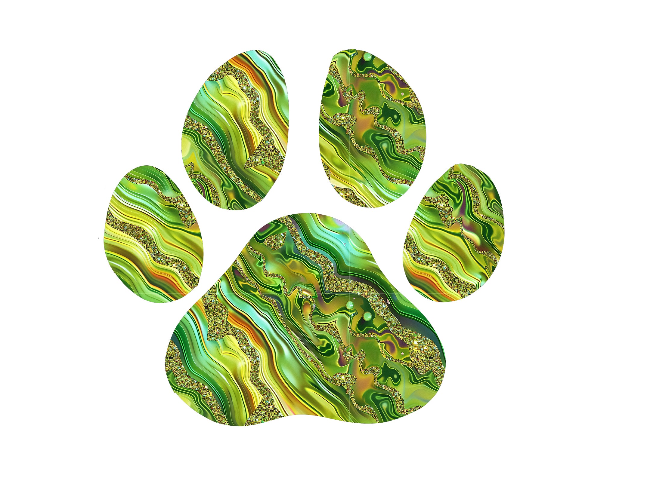 Dog Paw Print Decal