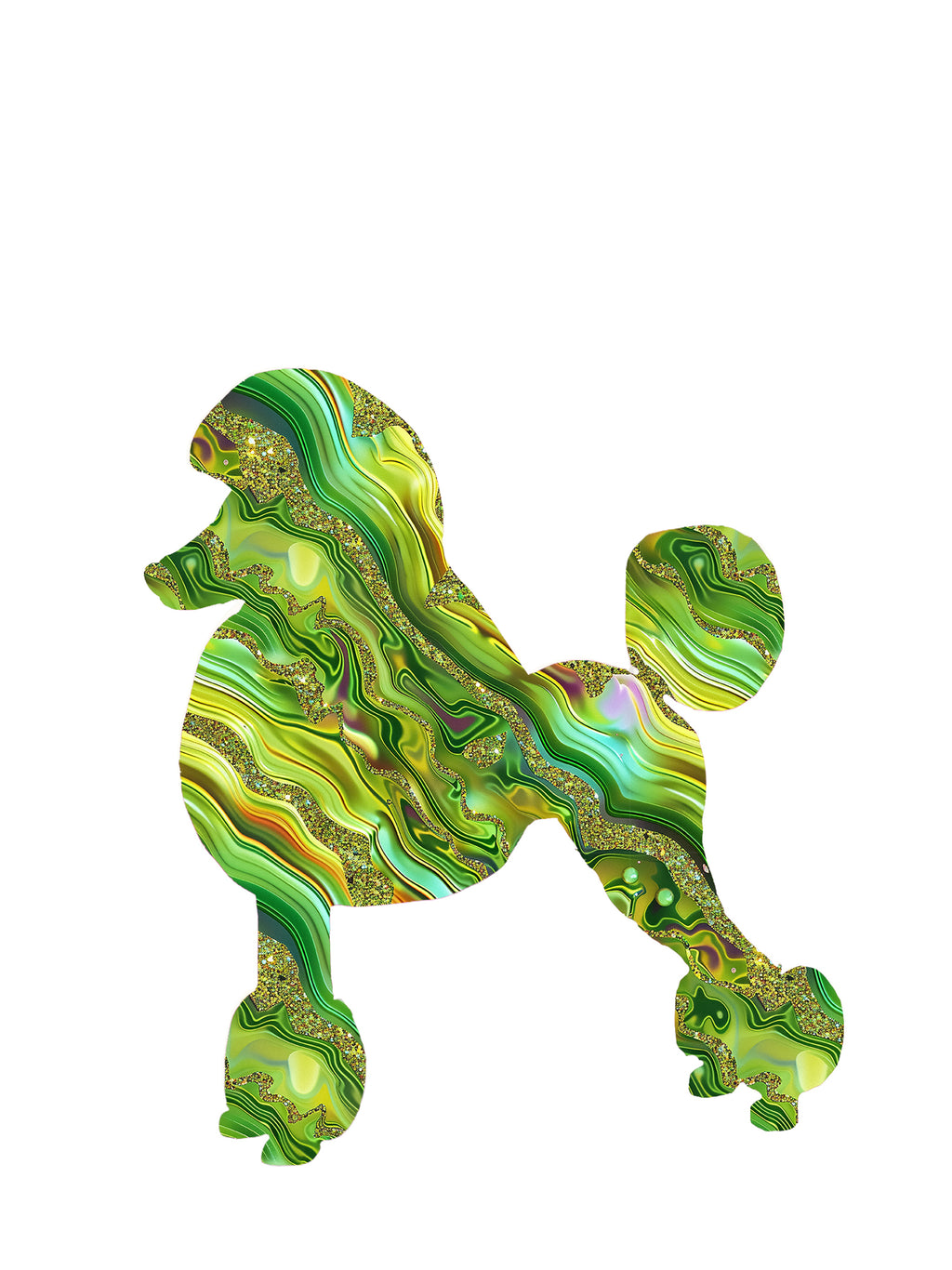 Poodle Silhouette Decal