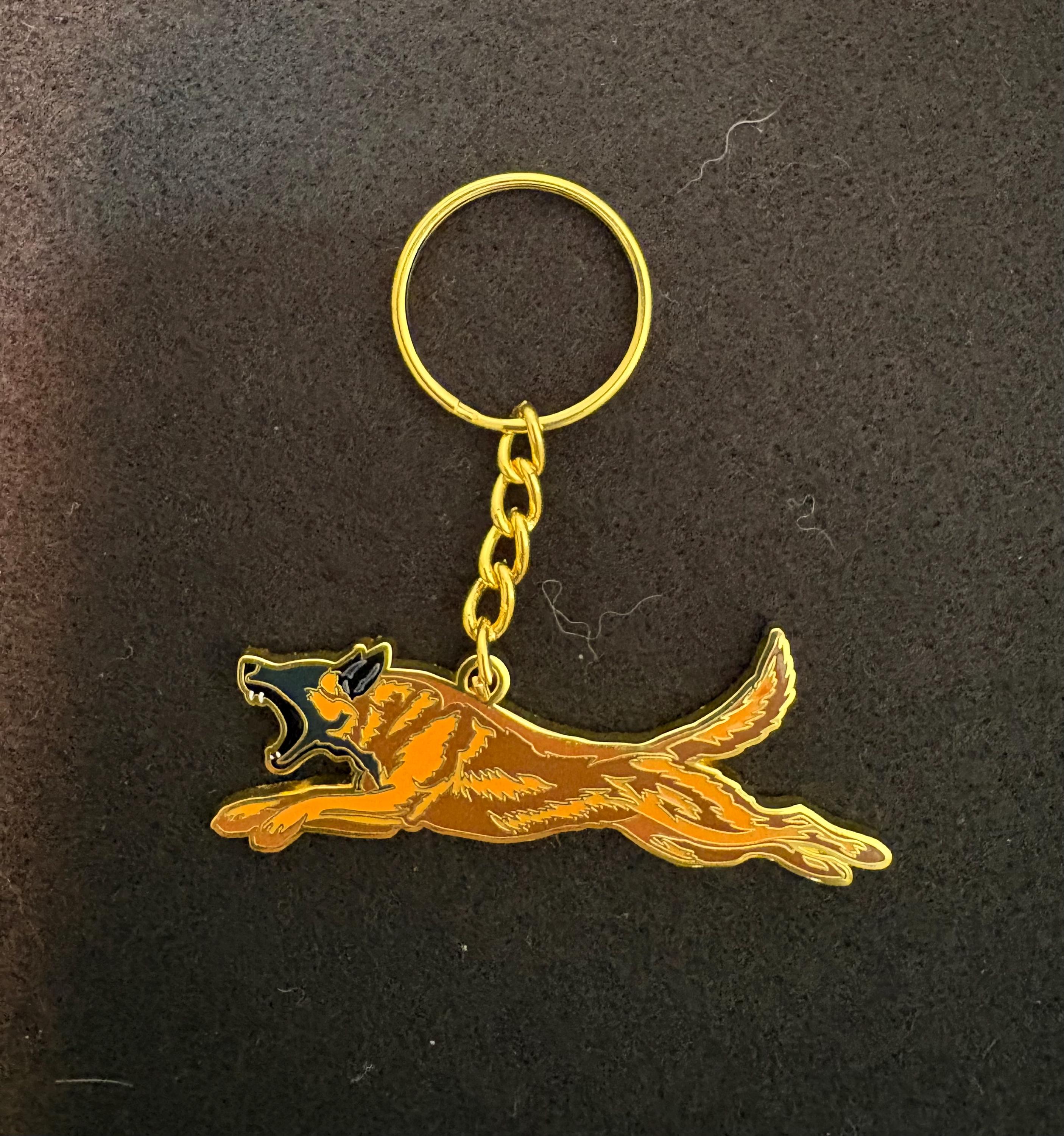 Belgian Malinois Schutzhund Keychain