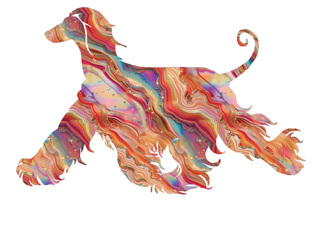 Afghan Hound Decal