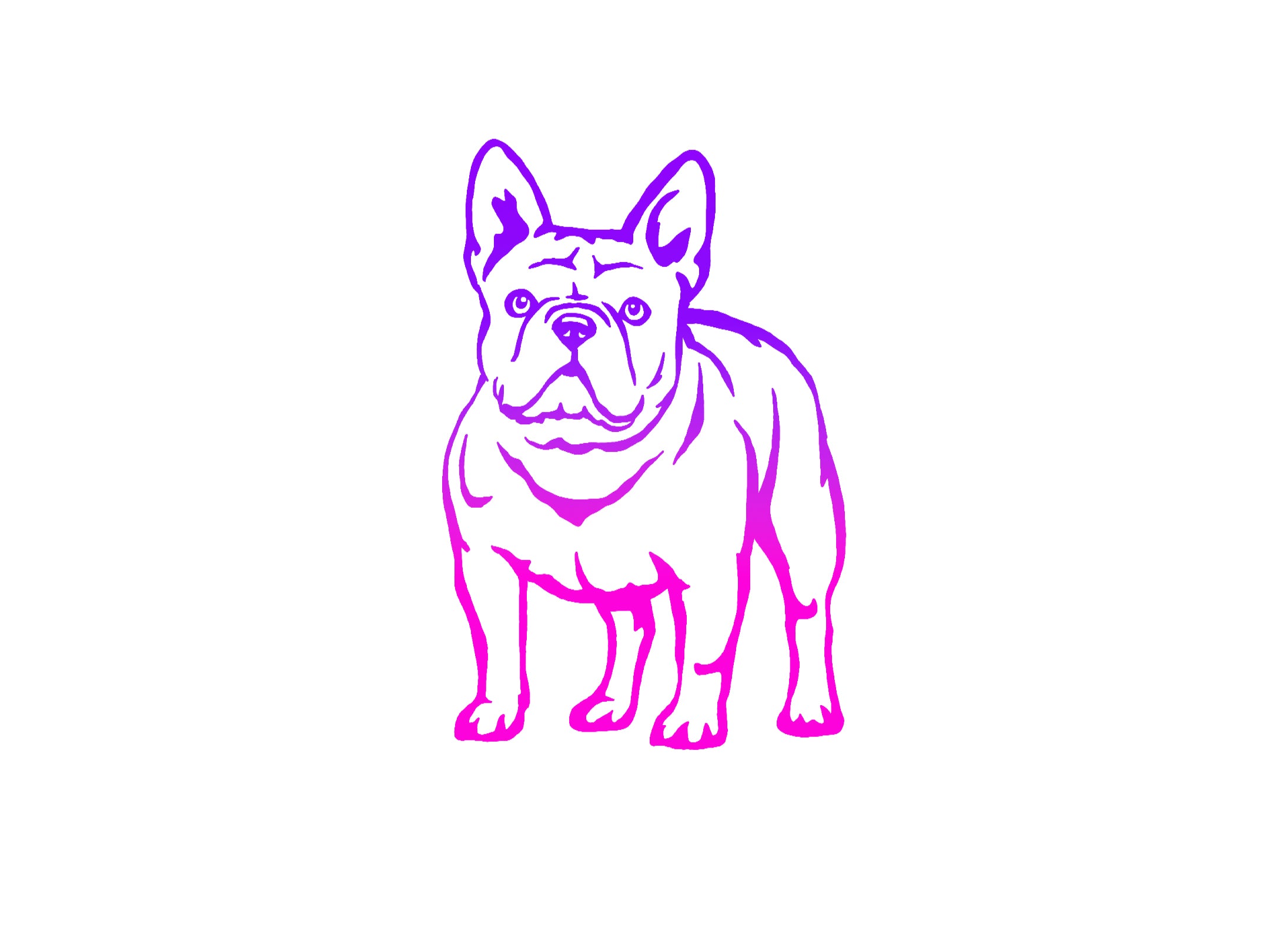 French Bulldog Decal