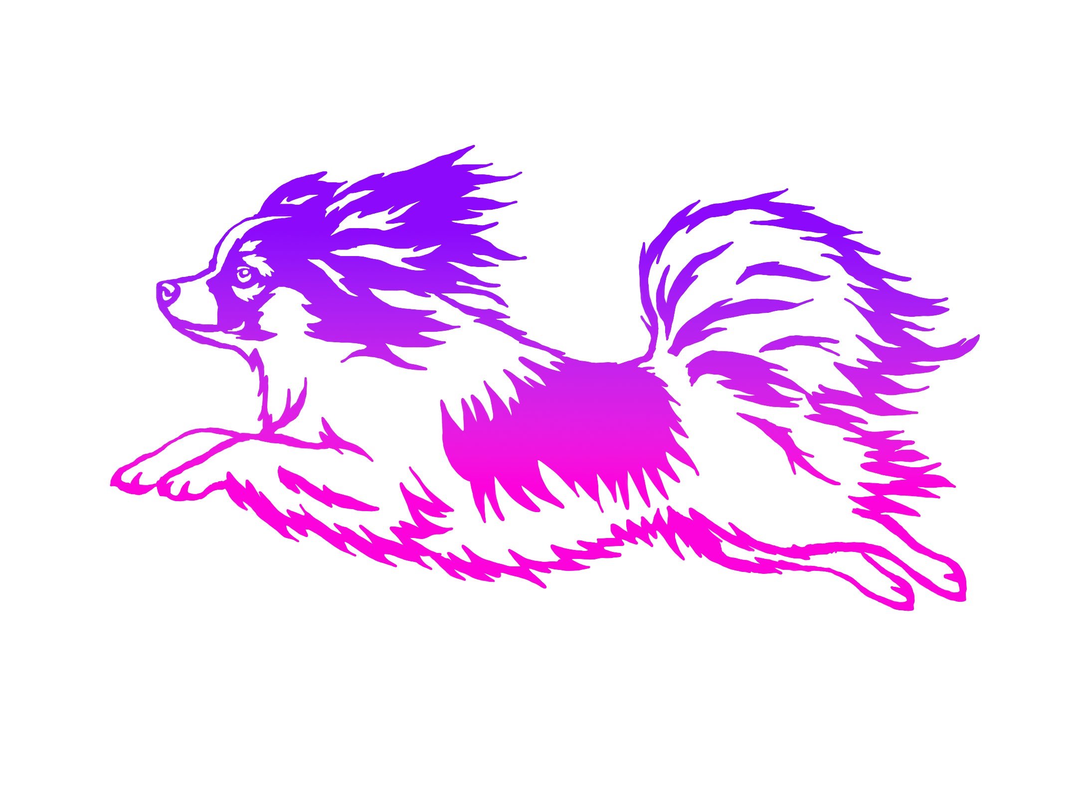 Papillon Decal