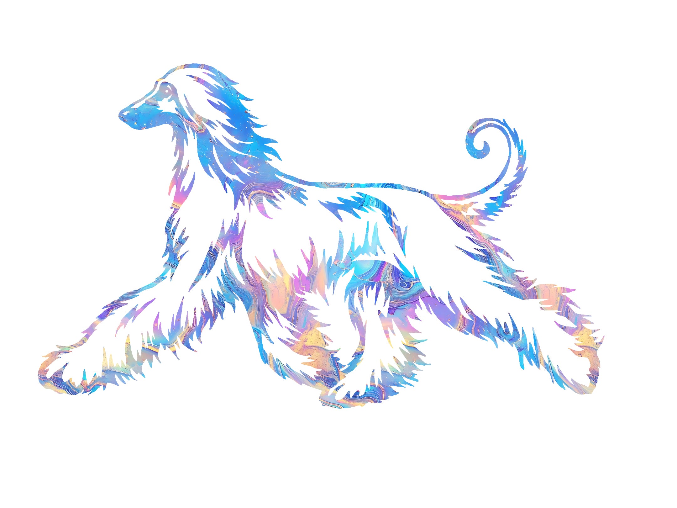 Afghan Hound Movement Decal