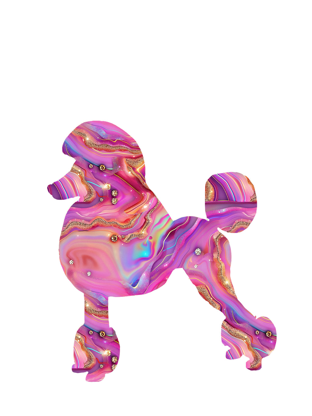 Poodle Silhouette Decal