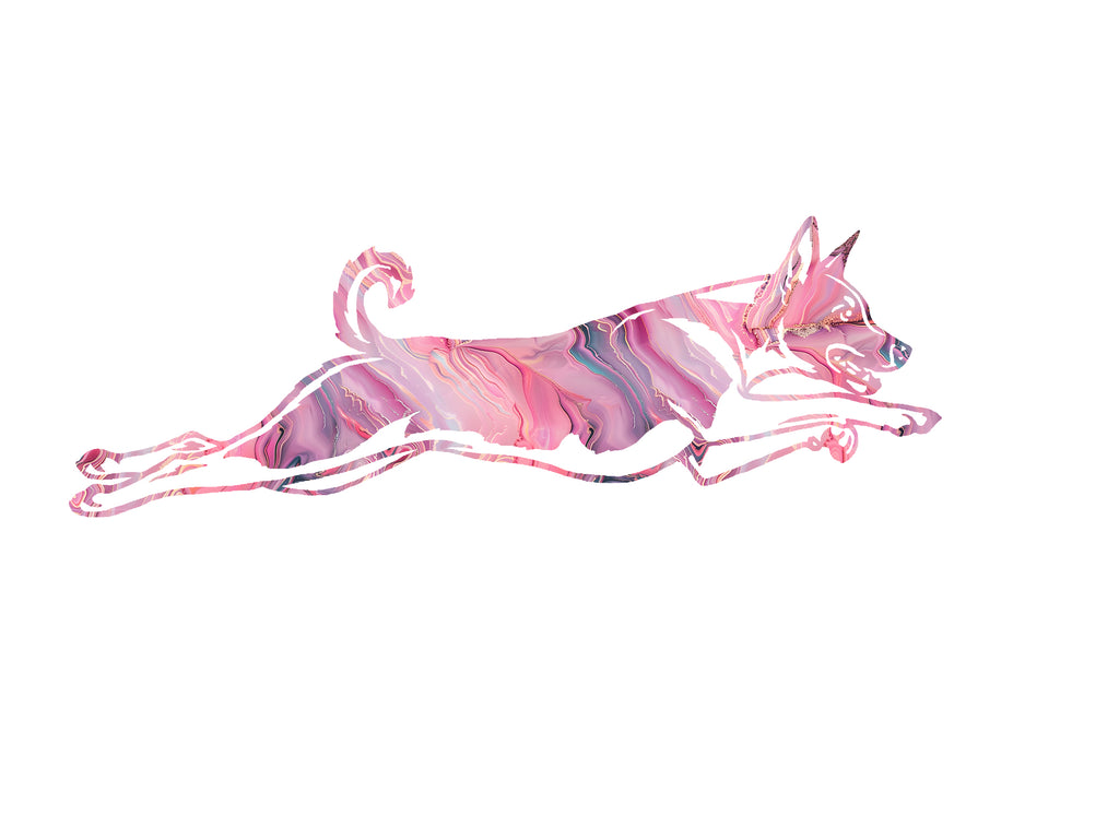 Basenji Lure Coursing Decal