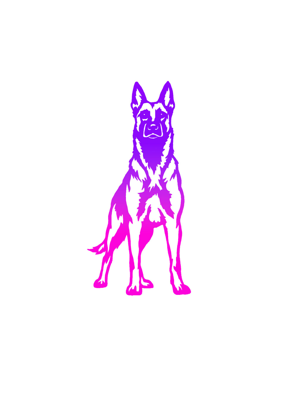 Belgian Malinois Decal