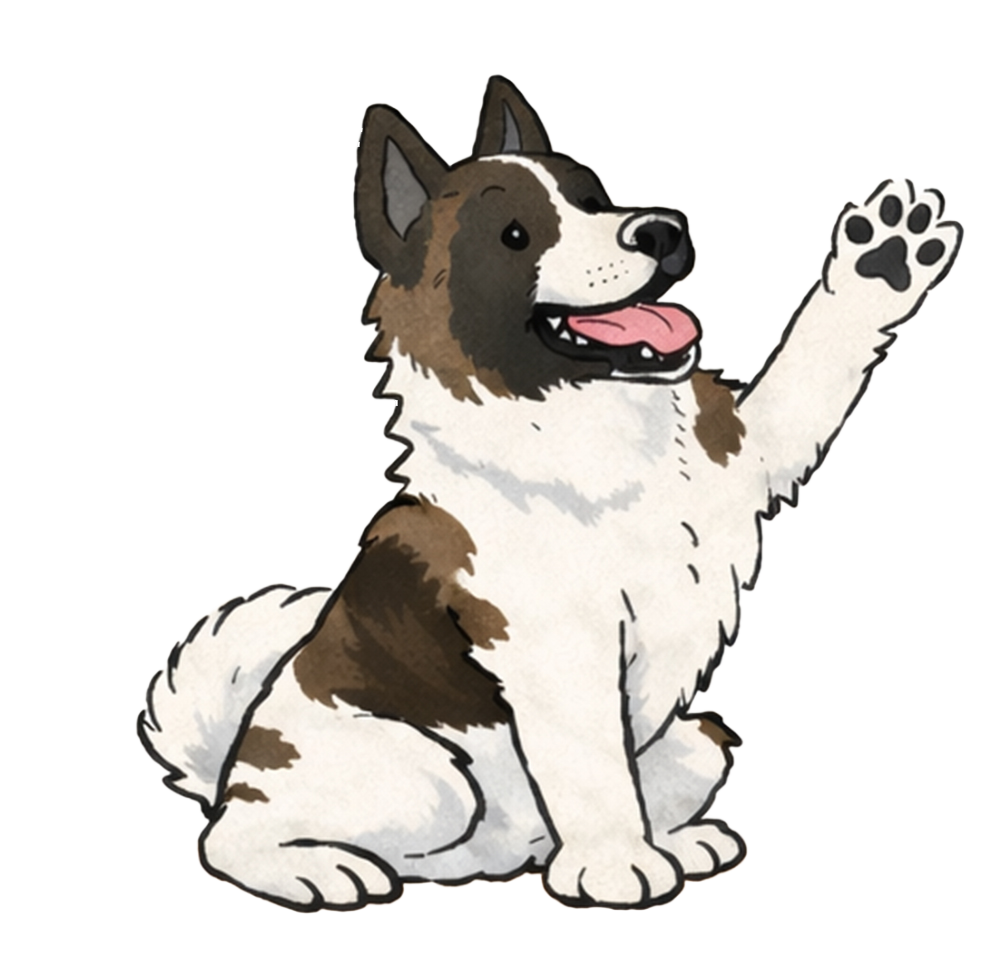 Cute Akita Magnet