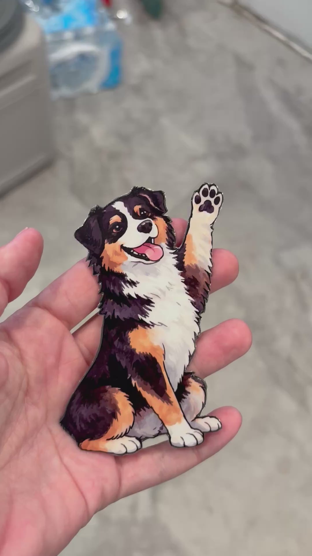 Cute Australian Shepherd Magnet